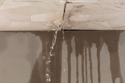 Water leak from ceiling