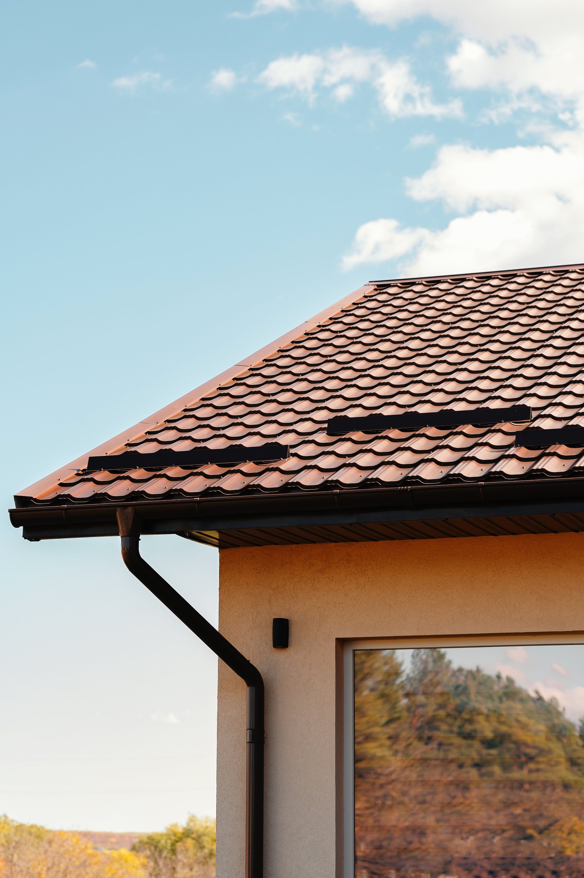 Beautiful terracotta tiled roof